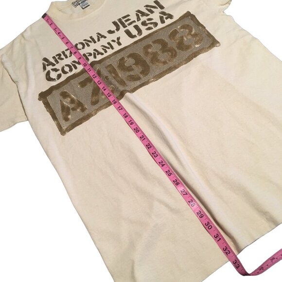 Vintage Arizona Jeans Company USA AJC AZ1988 Men T Shirt LARGE - Picture 3 of 8